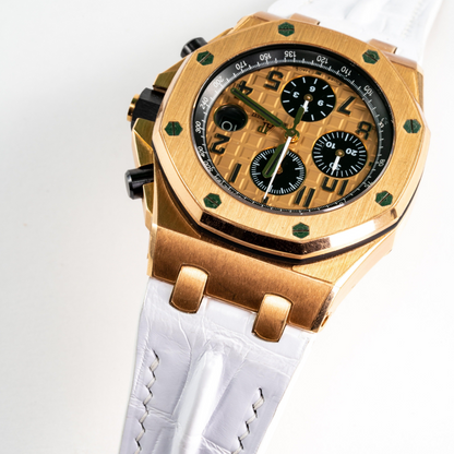 Alligator Leather Strap for AP Royal Oak Offshore 42mm