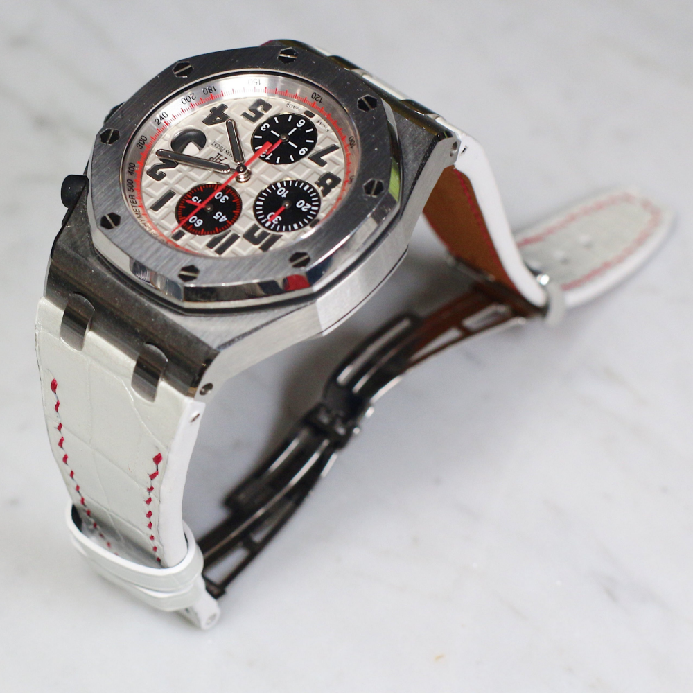 Alligator Leather Strap for AP Royal Oak Offshore 42mm