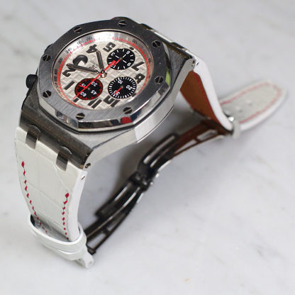 Alligator Leather Strap for AP Royal Oak Offshore 42mm