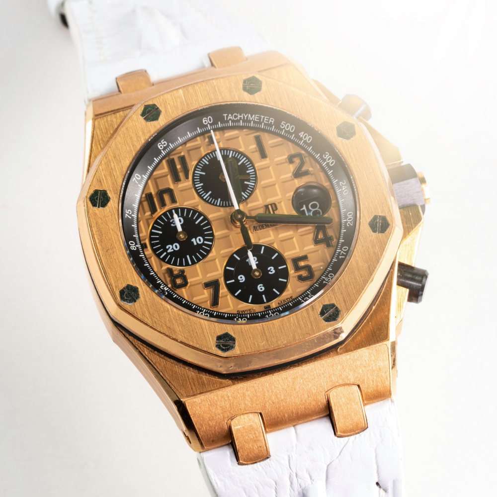 Alligator Leather Strap for AP Royal Oak Offshore 42mm