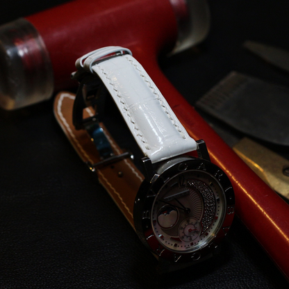 Alligator Leather Strap for Bvlgari