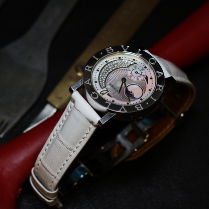 Alligator Leather Strap for Bvlgari