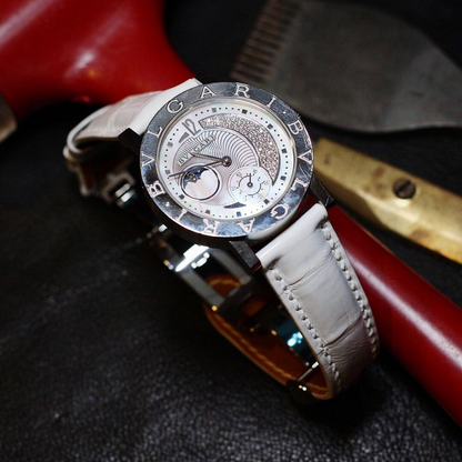Alligator Leather Strap for Bvlgari