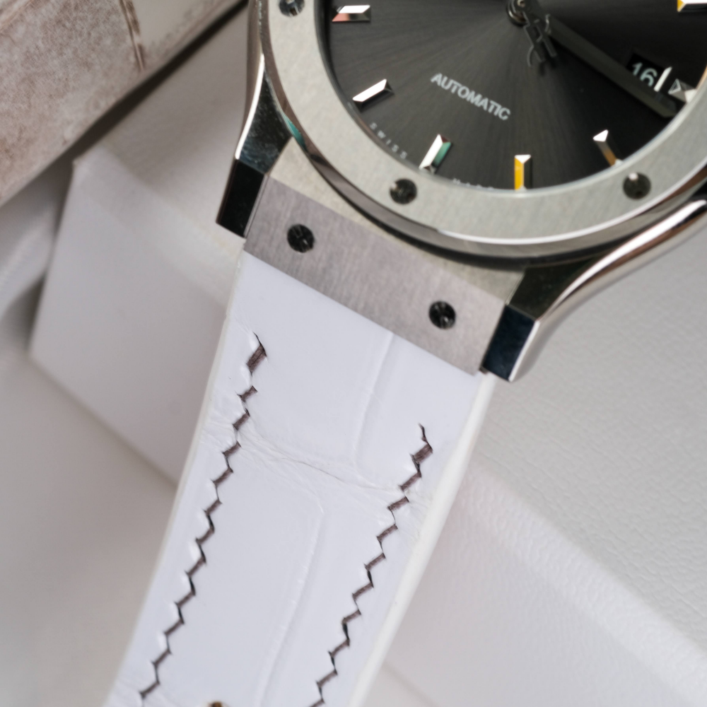 Alligator Leather Strap for Hublot Classic Fusion
