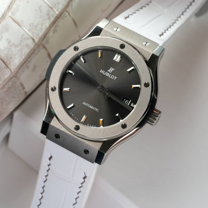 Alligator Leather Strap for Hublot Classic Fusion