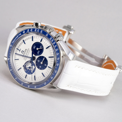 Alligator Leather Strap for Omega Speedmaster
