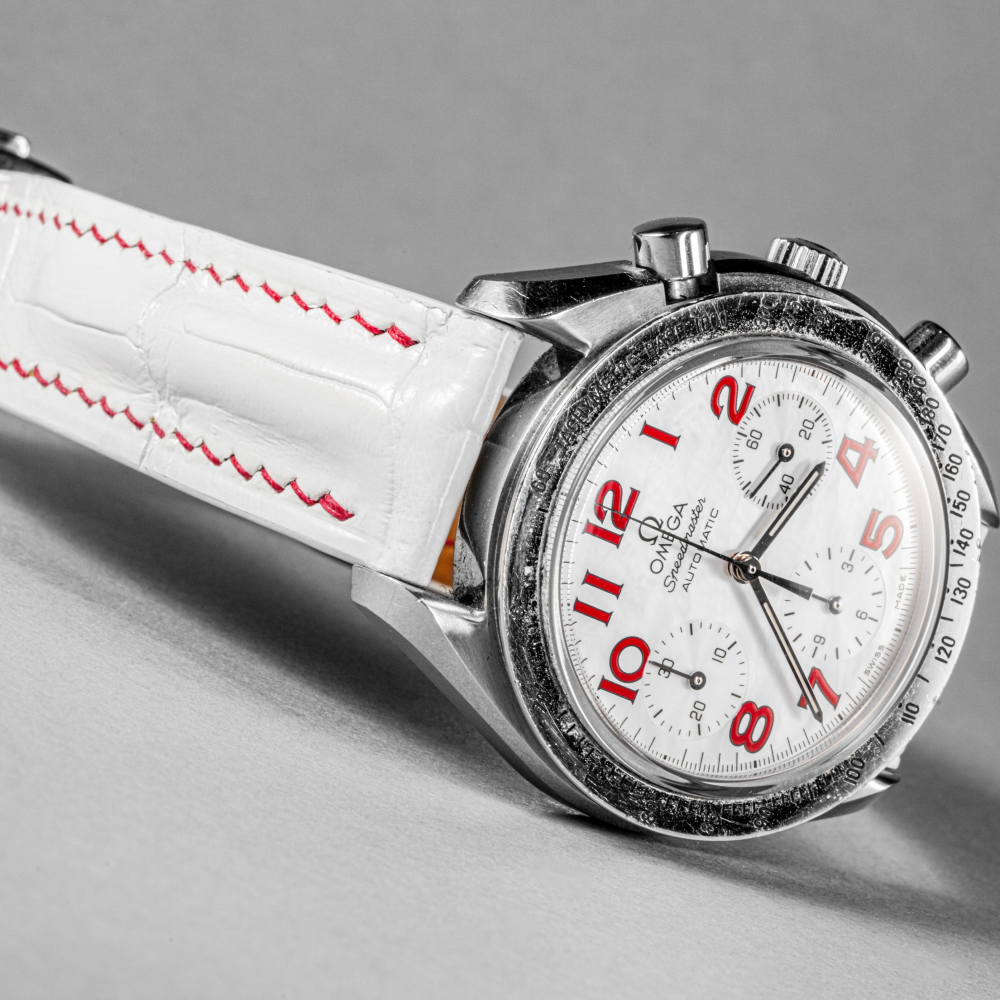 Alligator Leather Strap for Omega Speedmaster