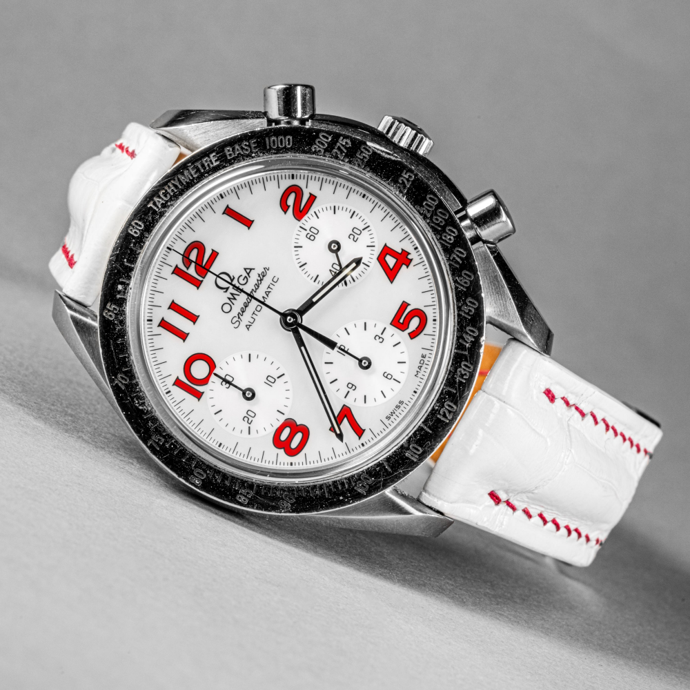 Alligator Leather Strap for Omega Speedmaster