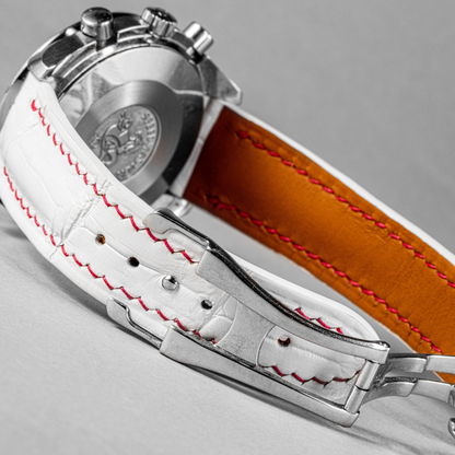 Alligator Leather Strap for Omega Speedmaster