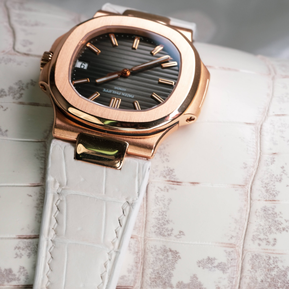 Alligator Leather Strap for Patek Philippe Nautilus