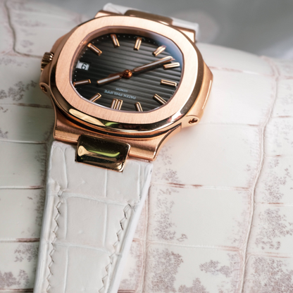 Alligator Leather Strap for Patek Philippe Nautilus