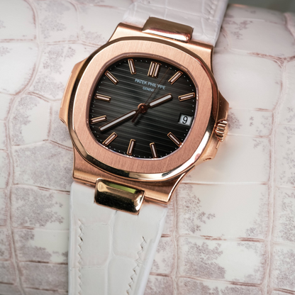 Alligator Leather Strap for Patek Philippe Nautilus