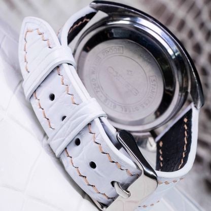 Alligator Leather Strap for Seiko