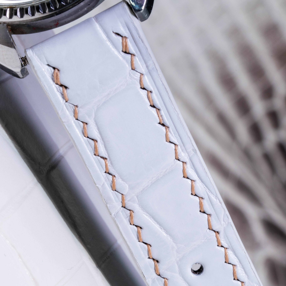 Alligator Leather Strap for Seiko