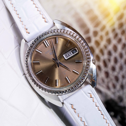 Alligator Leather Strap for Seiko