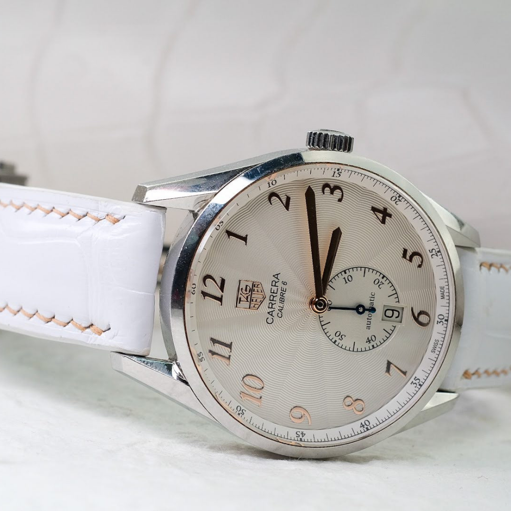 Alligator Leather Strap for Tag Heuer Carrera