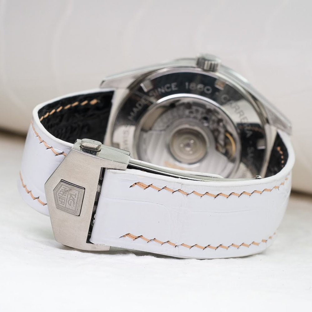Alligator Leather Strap for Tag Heuer Carrera