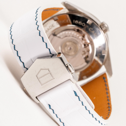 Alligator Leather Strap for Tag Heuer Carrera