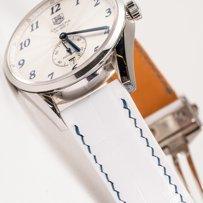 Alligator Leather Strap for Tag Heuer Carrera