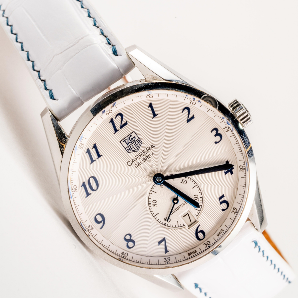 Alligator Leather Strap for Tag Heuer Carrera