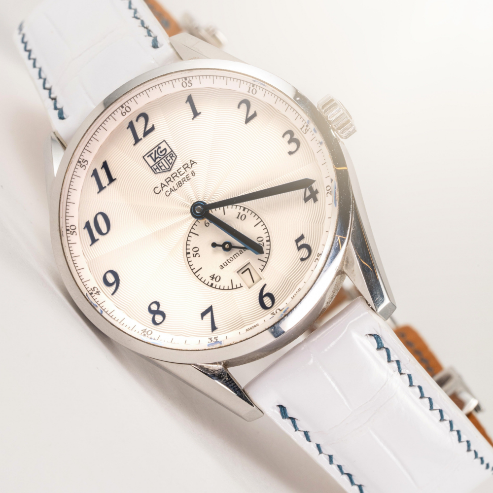 Alligator Leather Strap for Tag Heuer Carrera