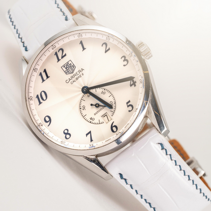 Alligator Leather Strap for Tag Heuer Carrera