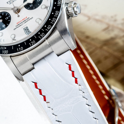 Alligator Leather Strap for Tudor Black Bay