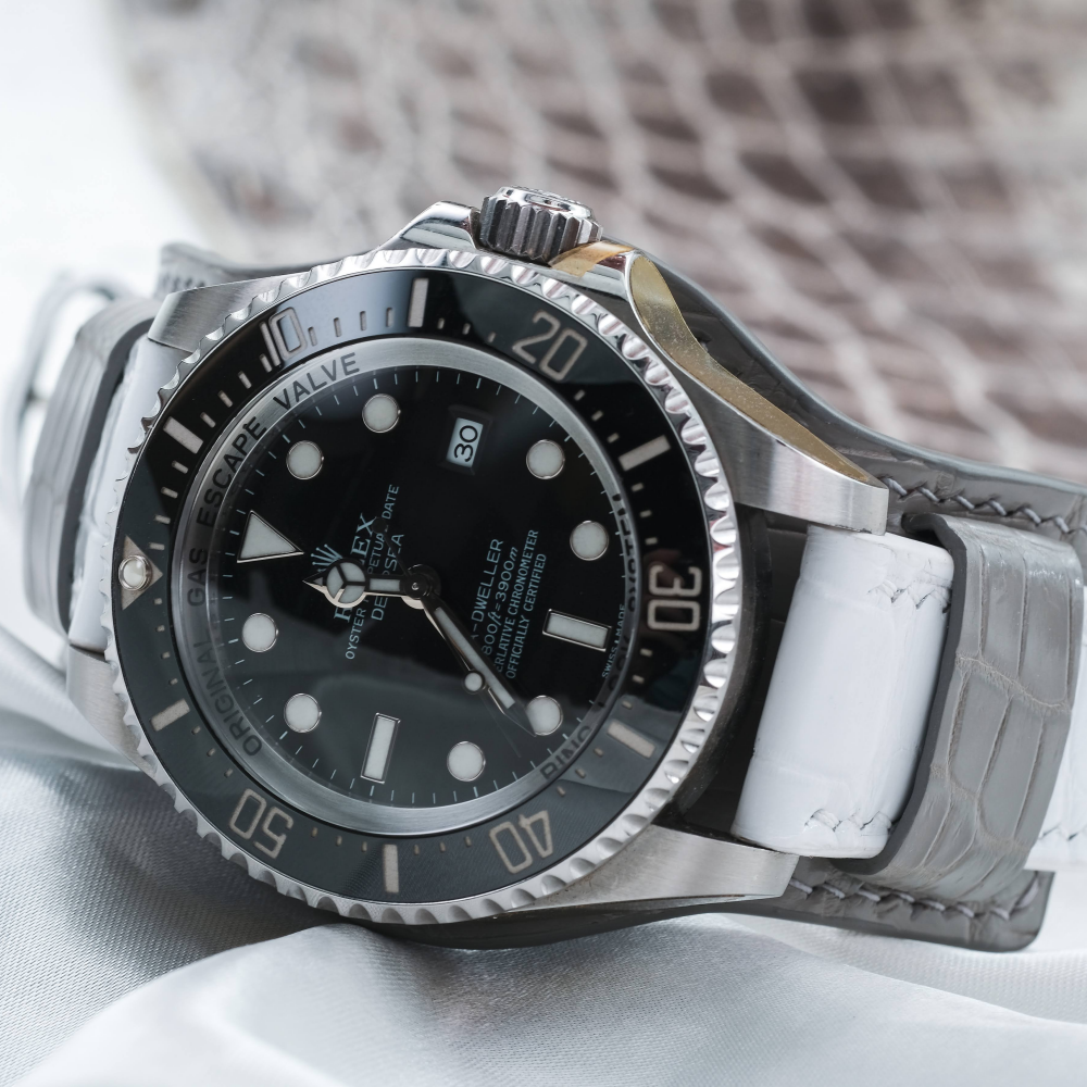 Alligator Leather Strap for Rolex Sea-Dweller