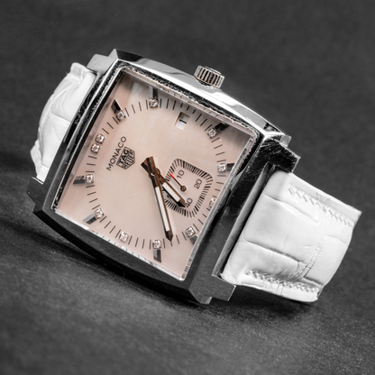 Alligator Leather Strap for Tag Heuer Monaco