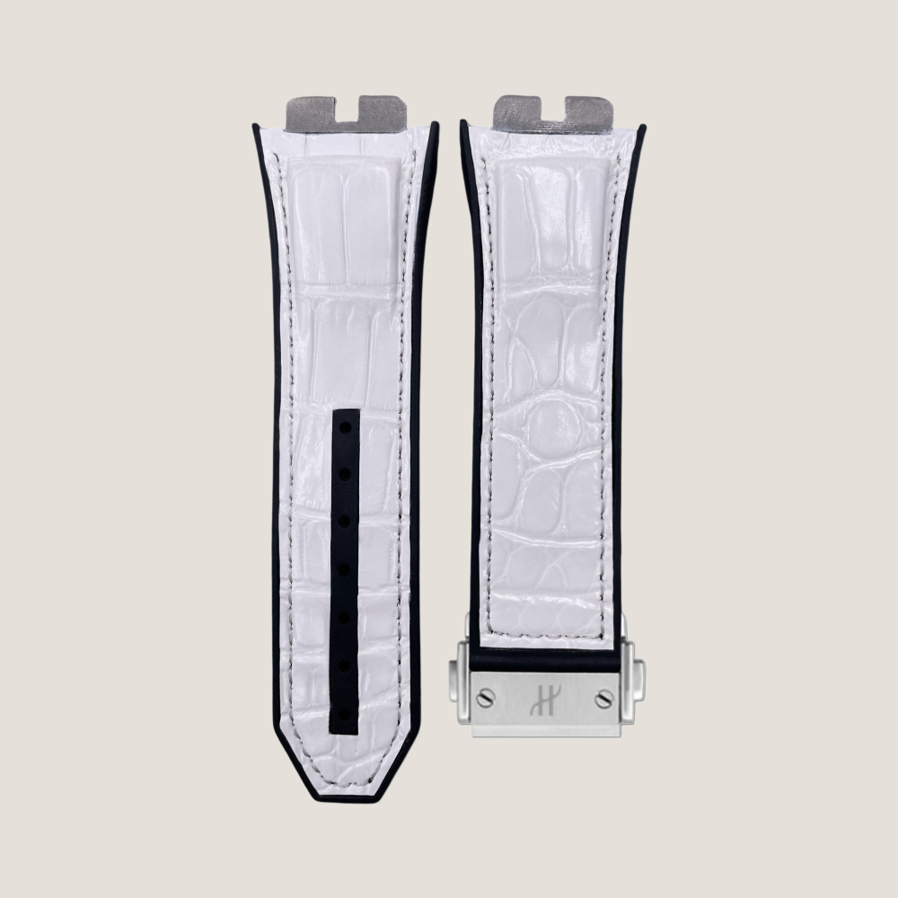 Hybrid Alligator & FKM Rubber Strap for Hublot