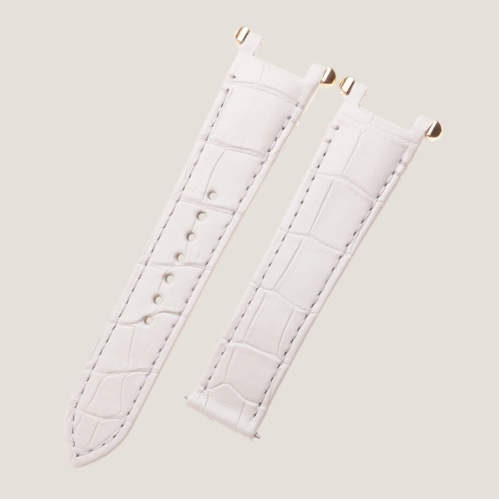 Alligator Leather Strap for Cartier Pasha