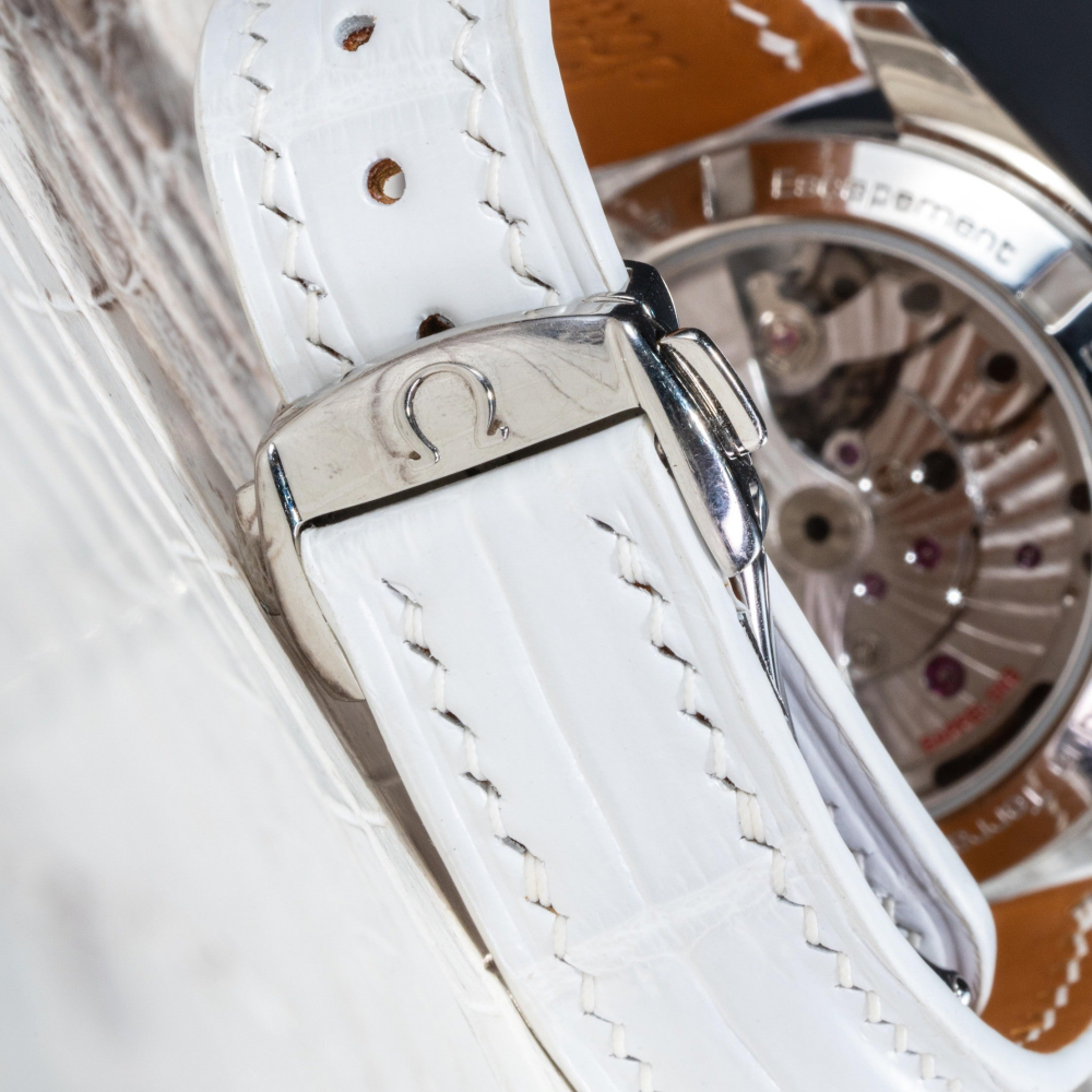 Omega Seamaster Alligator Leather Strap – Handmade Custom Fit