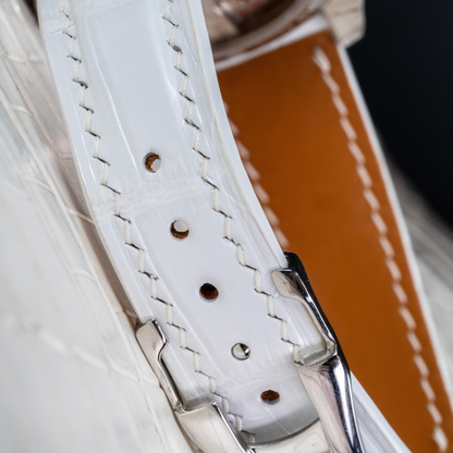 Omega Seamaster Alligator Leather Strap – Handmade Custom Fit