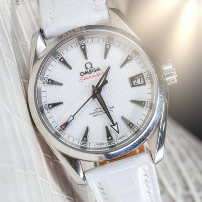 Omega Seamaster Alligator Leather Strap – Handmade Custom Fit
