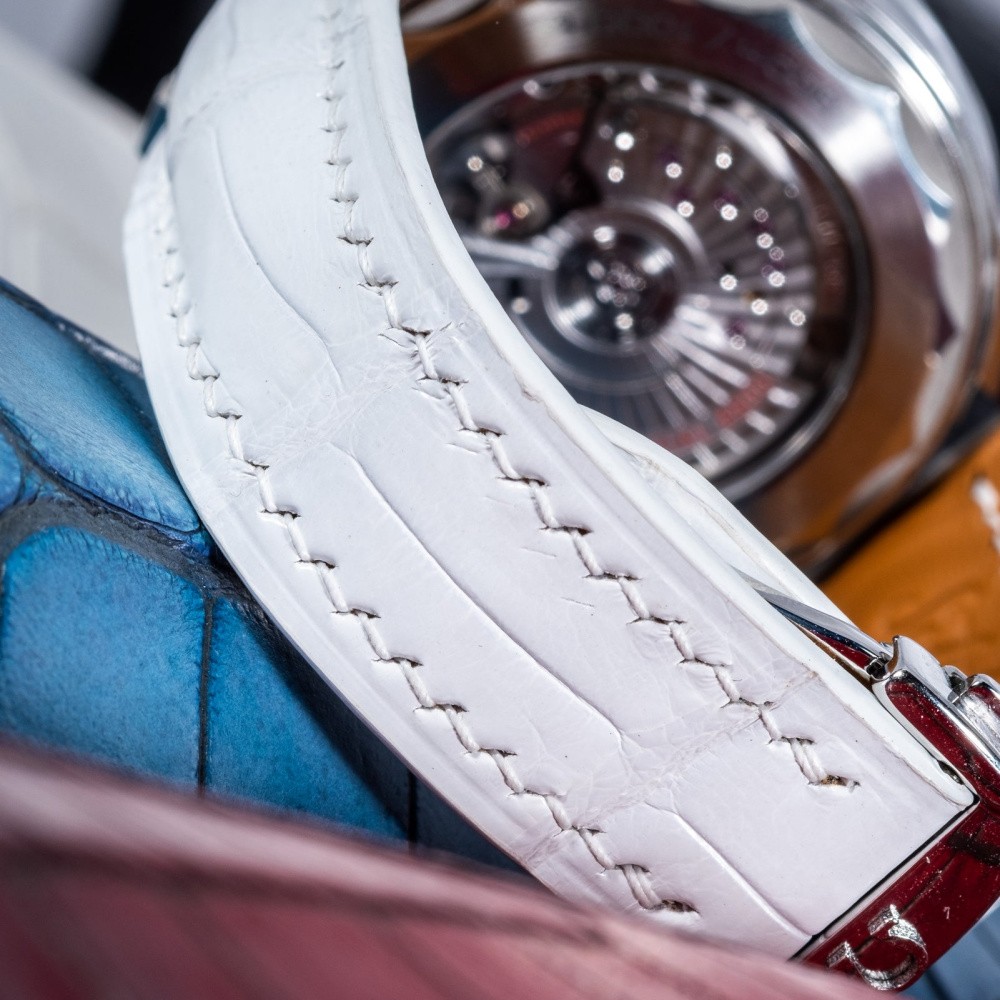 Omega Seamaster Alligator Leather Strap – Handmade Custom Fit