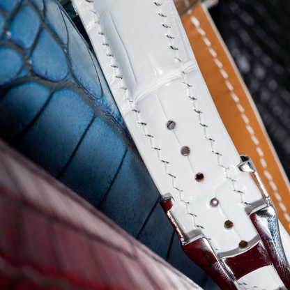 Omega Seamaster Alligator Leather Strap – Handmade Custom Fit