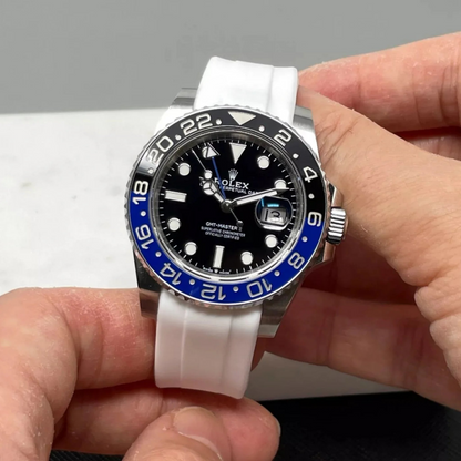 FKM Rubber Strap for Rolex GMT-Master II Tang Buckle