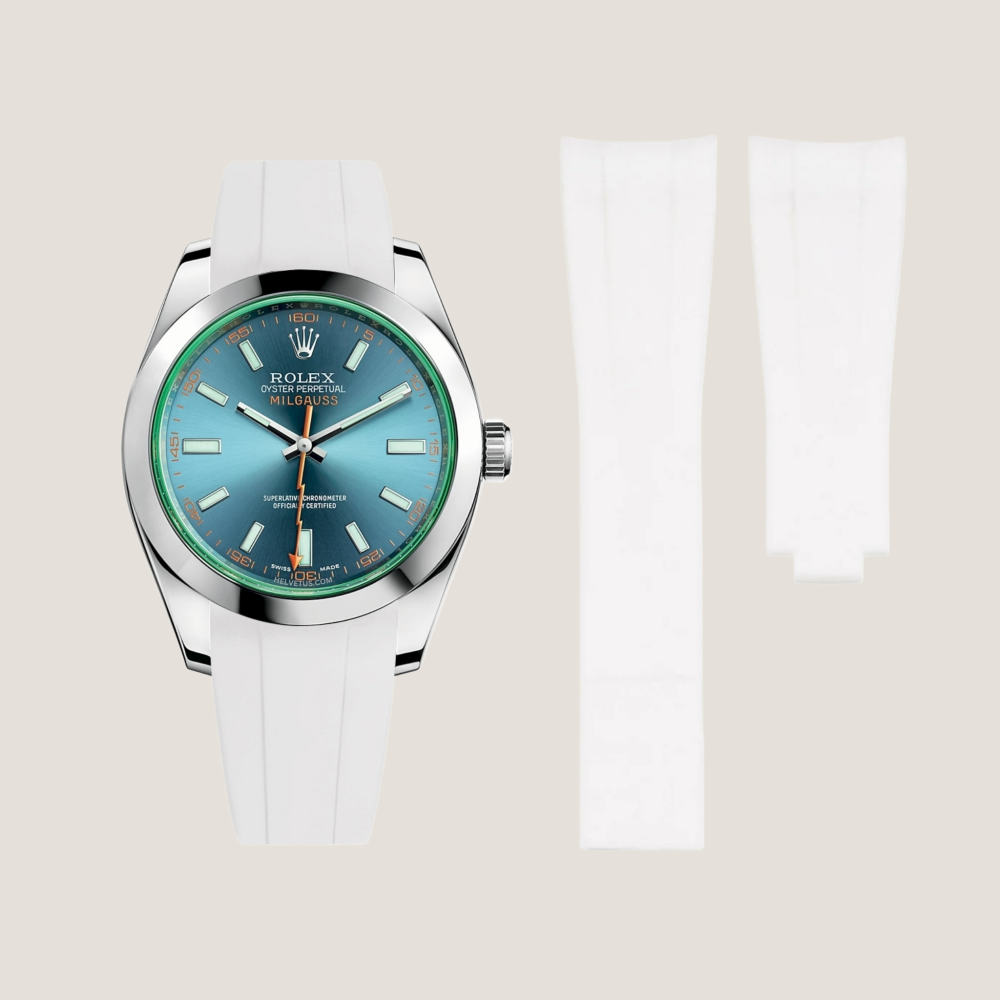 Rolex Milgauss Rubber Strap for Deployant Clasp