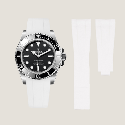 FKM Rubber Strap for Rolex Submariner Deployant Clasp