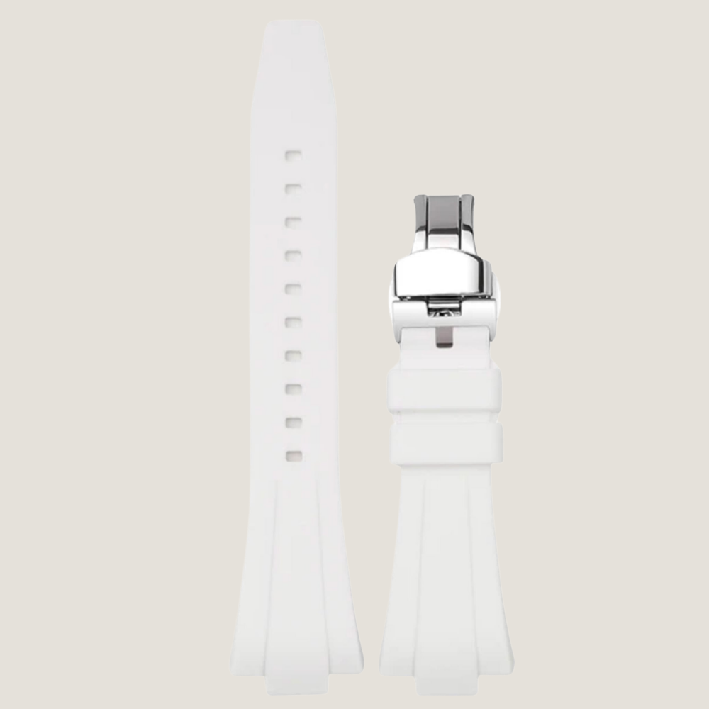 FKM Rubber Strap for Tissot PRX Folding Buckle