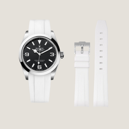 FKM Rubber Strap for Rolex Explorer I Tang Buckle