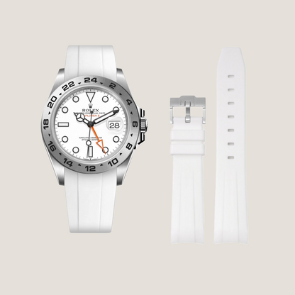 FKM Rubber Strap for Rolex Explorer II Tang Buckle