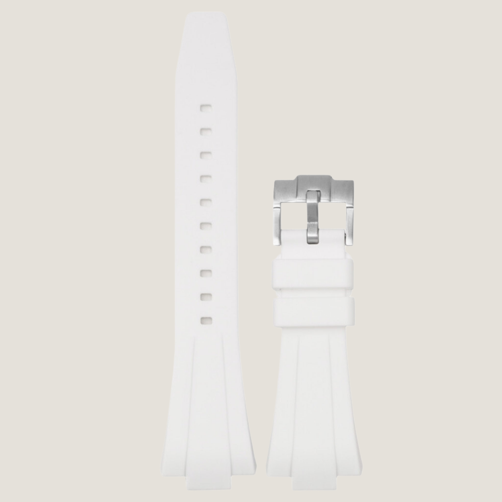 FKM Rubber Strap for Tissot PRX Pin Buckle