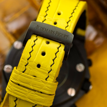 Alligator Leather Strap for AP Royal Oak Offshore 42mm