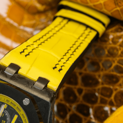 Alligator Leather Strap for AP Royal Oak Offshore 42mm