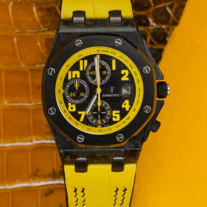 Alligator Leather Strap for AP Royal Oak Offshore 42mm