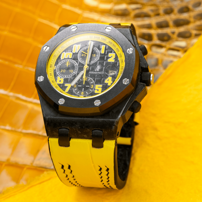 Alligator Leather Strap for AP Royal Oak Offshore 42mm