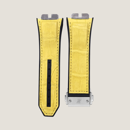 Hybrid Alligator & FKM Rubber Strap for Hublot