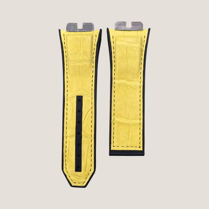 Hybrid Alligator & FKM Rubber Strap for Hublot
