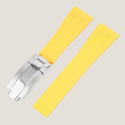 FKM Rubber Strap for Rolex Sky-Dweller Deployant Clasp